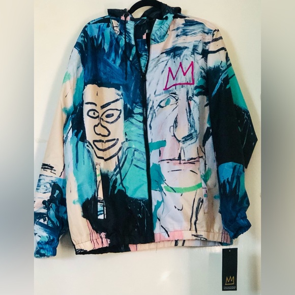 Members Only: Jean Michel Basquiat Jackets & Blazers - Members Only Jean Michel Basquiat size XL but for can be worn oversized
